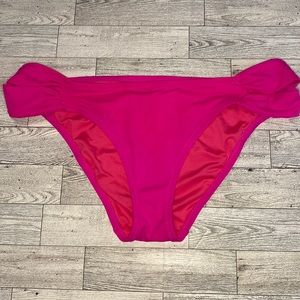 Victoria’s Secret | Hot Pink Double Strap Bikini Bottom | Size Large
